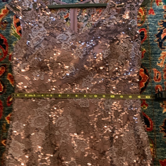 Alex Evenings lilac/purple sequined cocktail dress size 6 - Picture 4 of 10